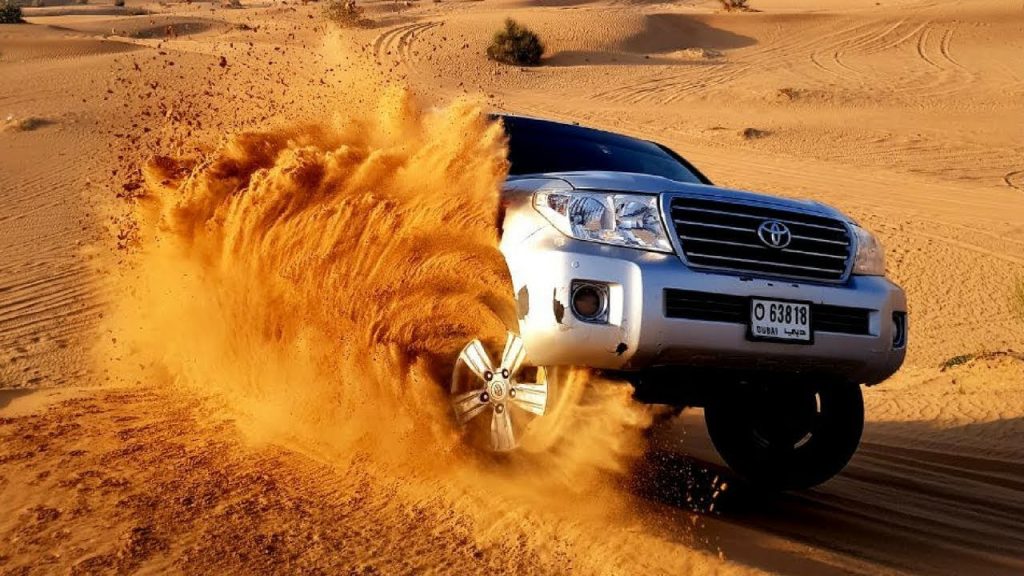 Dune bashing with desert safari
